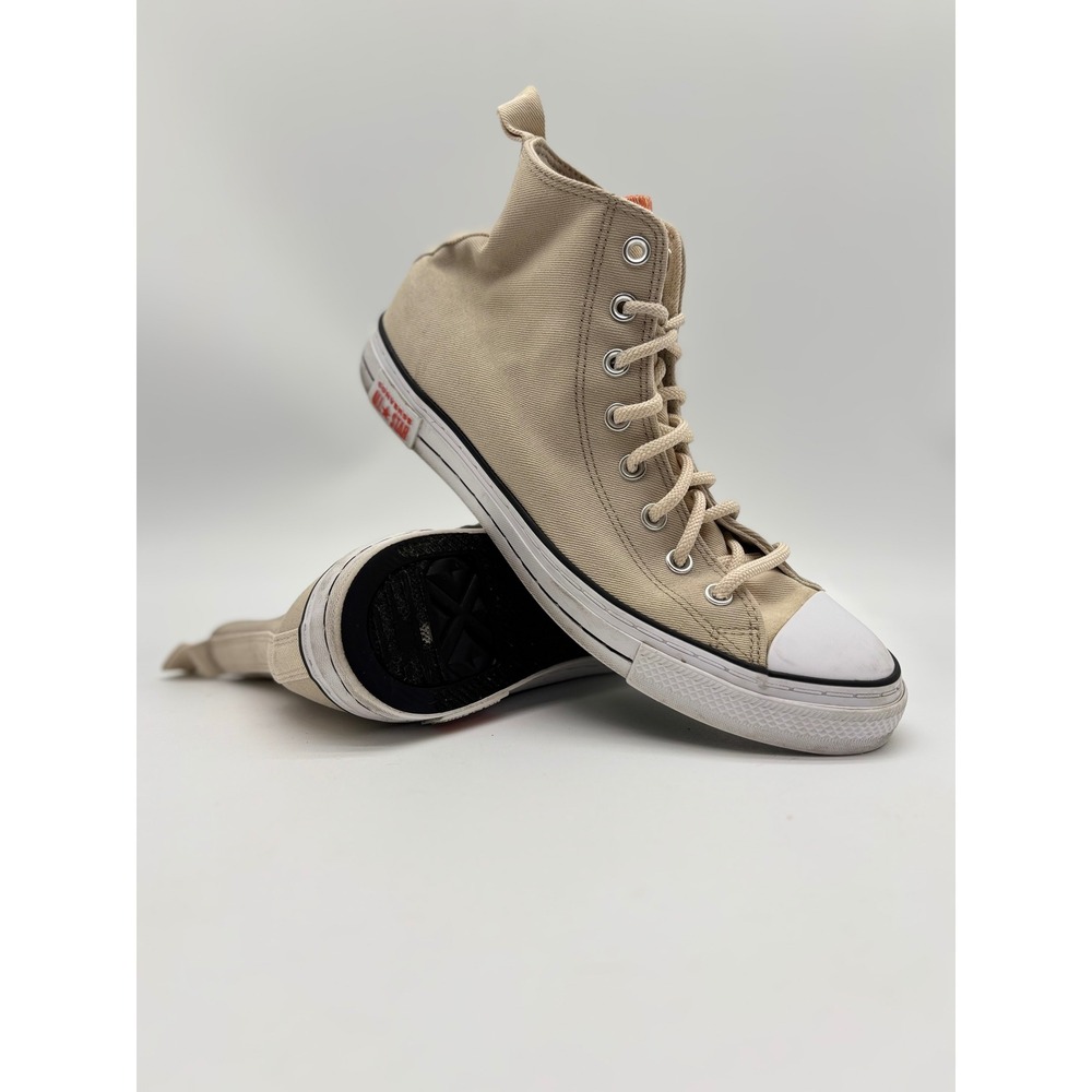 Converse Chuck Taylor All Star High Top Sand Beige Sneakers A05632F Mens 9.5